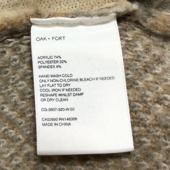 Oak + Fort Fuzzy Oversized Plaid Cardigan - Picture 10 of 11